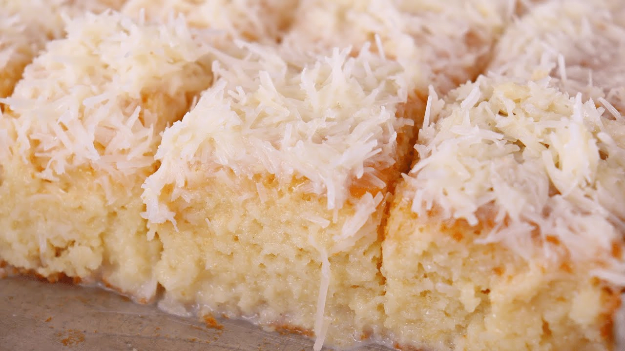 bolo de coco gelado